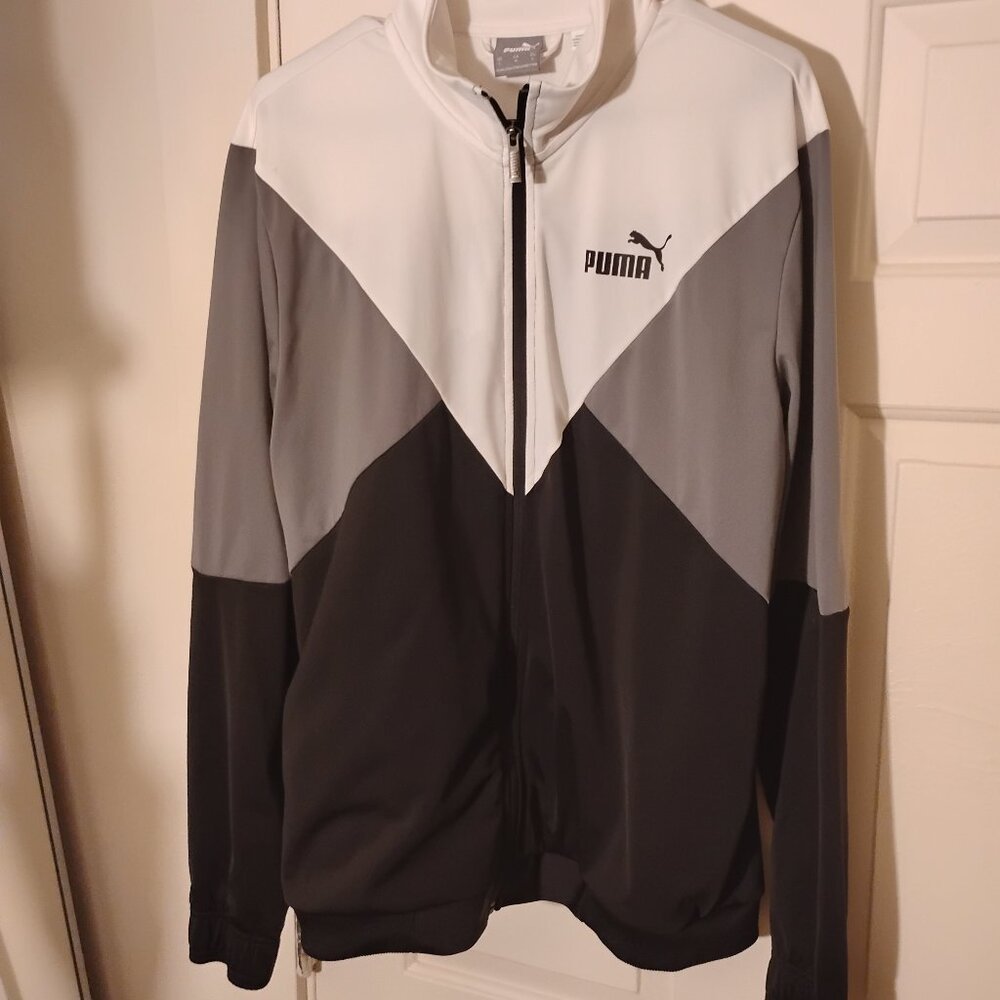 Puma track jacket size Large. Men's